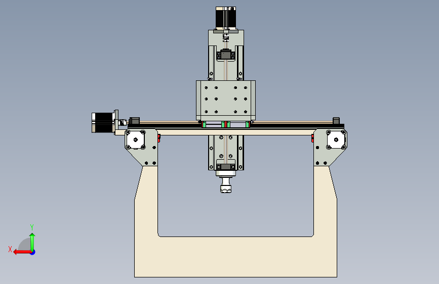 Maveric重型CNC 背面视图