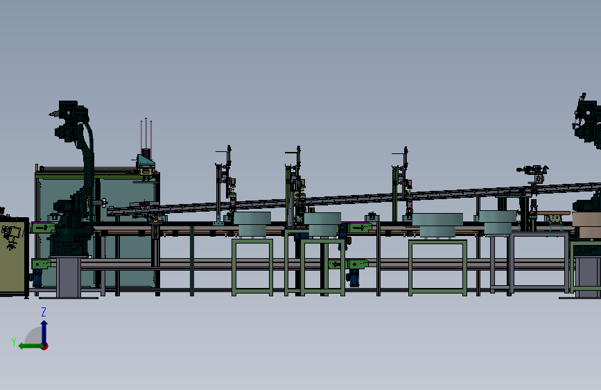 散热器风扇马达组装生产线