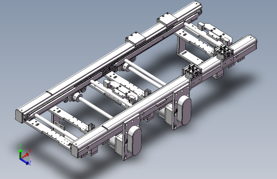 1.073米双链输送机构