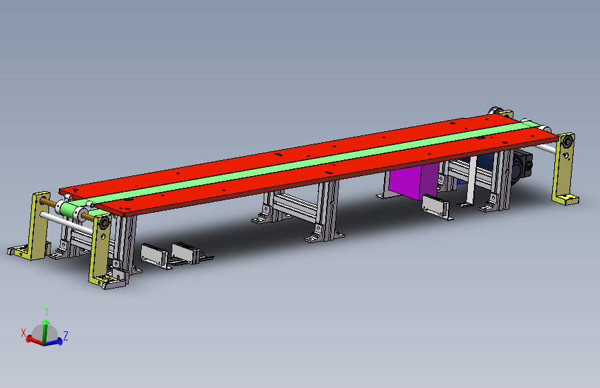 1.123米0.4米皮带机架图纸