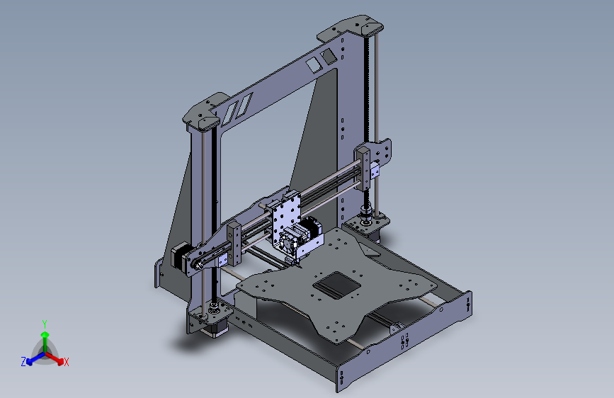 3mm钣金框架3D打印机