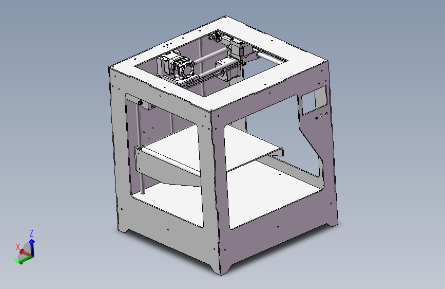 200x200x200mm单挤出机的3d打印机