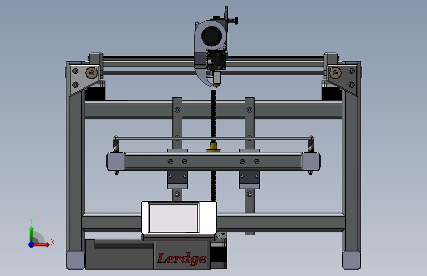 300x300mm3d打印机 正面视图