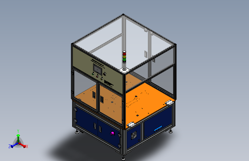 510x510x1165机架非标设备框架台架