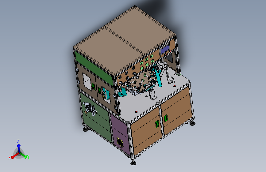 1200x1100x1523机架非标设备框架台架