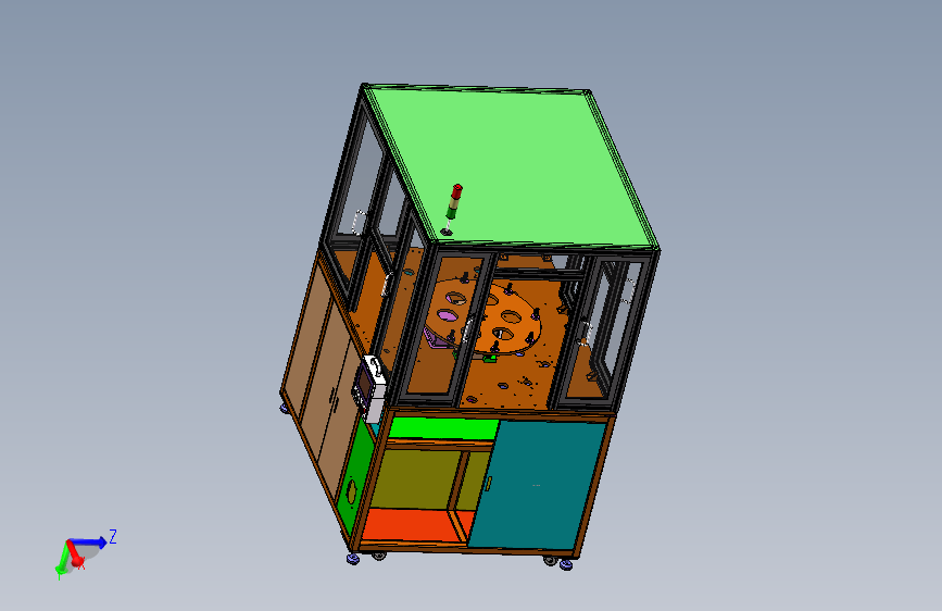 1300x1154x2056机架非标设备框架台架