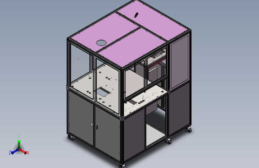 1510x1750x1790机架非标设备框架台架
