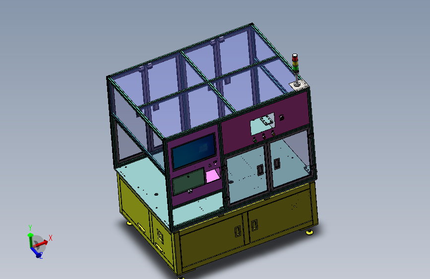 1535x497x1415机架非标设备框架台架
