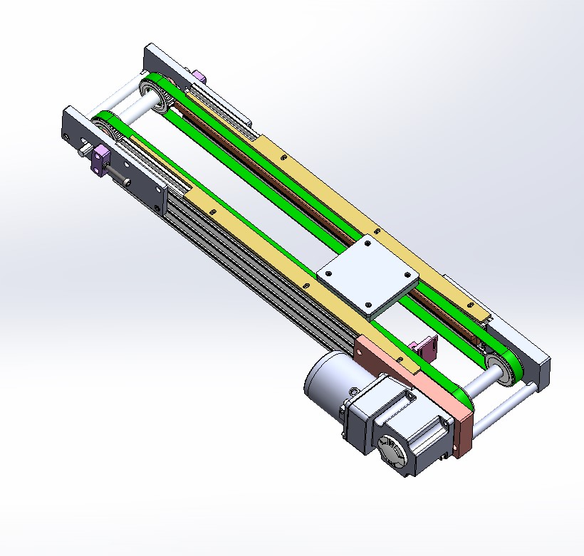 A7 同步带输送线3D+工程图