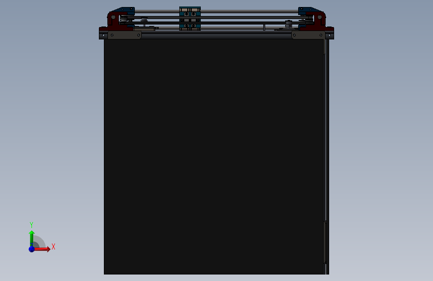 core-xy-3d打印机300X300X400 正面视图