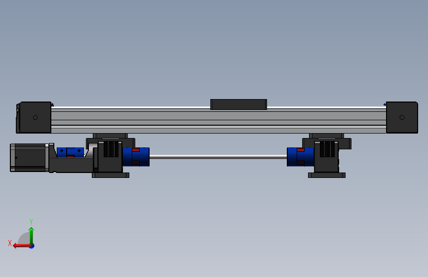 MJ45模组XY工字平装_SOLIDWORKS 2016_模型图纸下载 – 懒石网