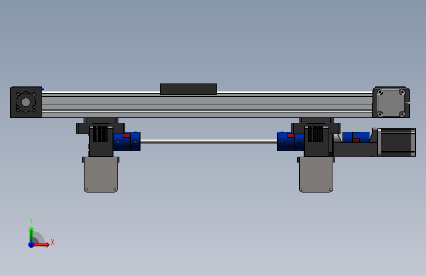 MJ45模组XZ三条工字立装_SOLIDWORKS 2016_模型图纸下载 – 懒石网