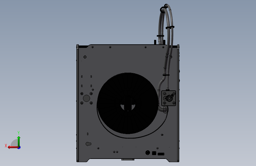 ultimaker-2-3d打印机 背面视图