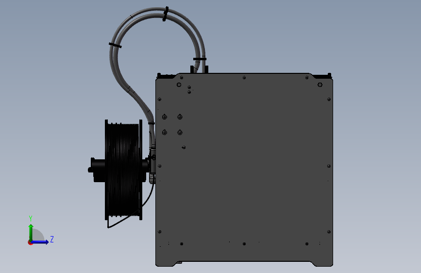 ultimaker-2-3d打印机 左侧视图