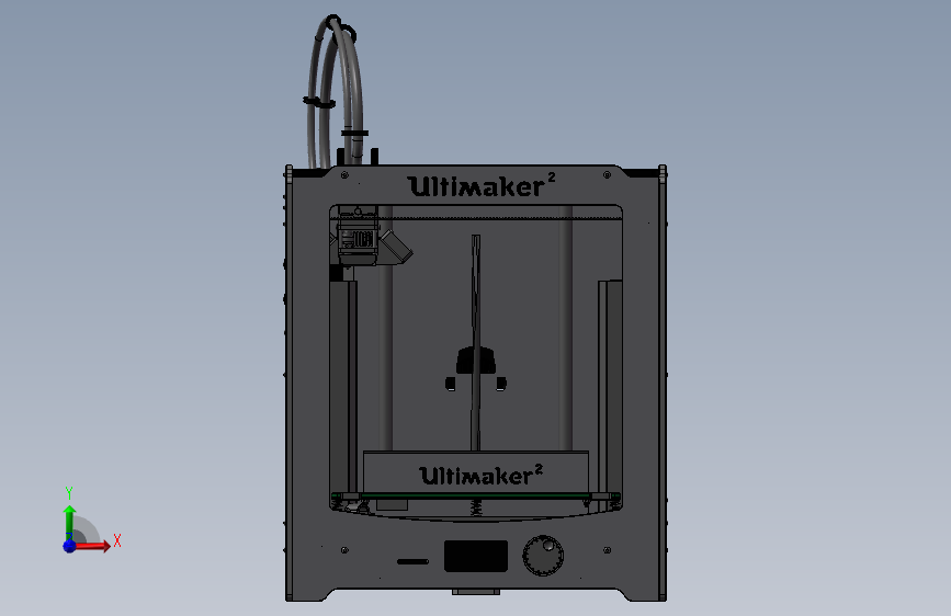 ultimaker-2-3d打印机 正面视图