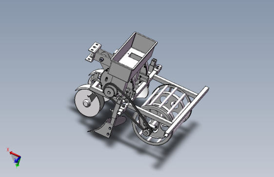 花生播种机模型设计图纸三维SW10=786965=====678