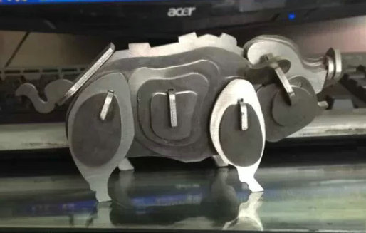 生肖猪激光切割立体拼图图纸+dwg格式