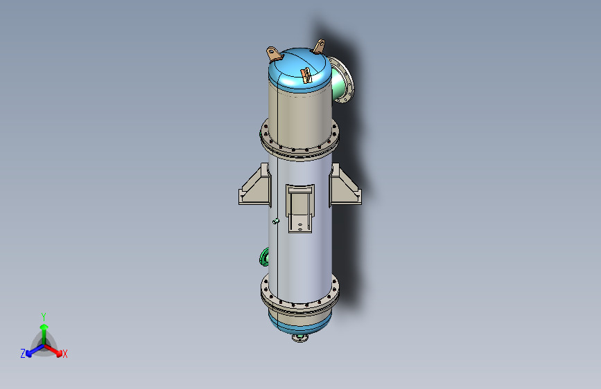 DN600立式换热器