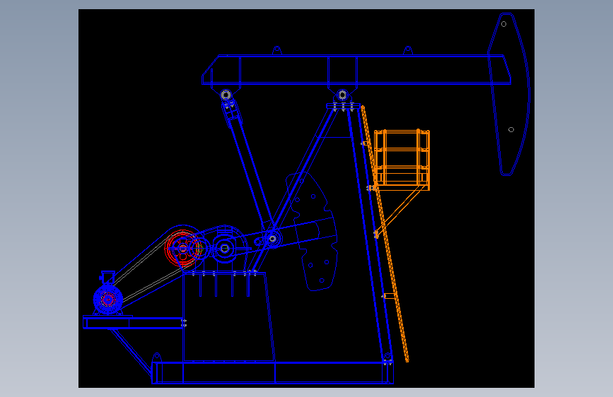 抽油机（梁式结构）-AutoCAD