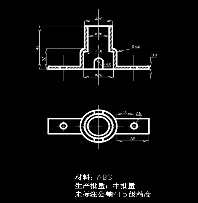 连接座塑料的注塑模具设计含10张CAD图