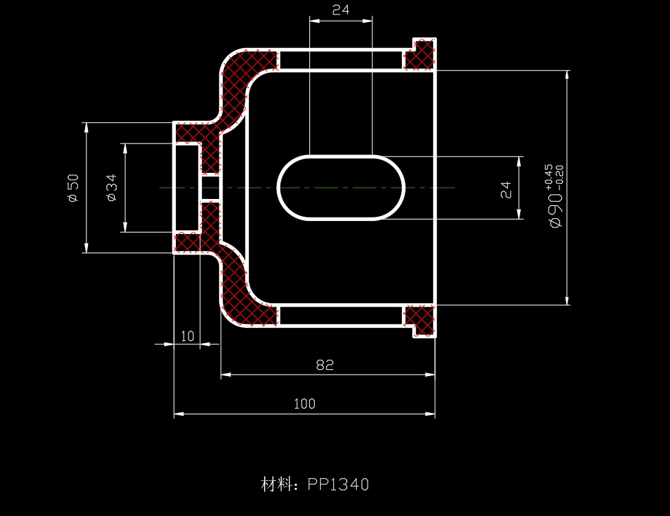 灭火器罩壳的注塑模具设计-注射模含开题及9张CAD图