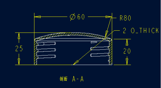 瓶盖的注射模具设计-抽芯注塑模含9张CAD图
