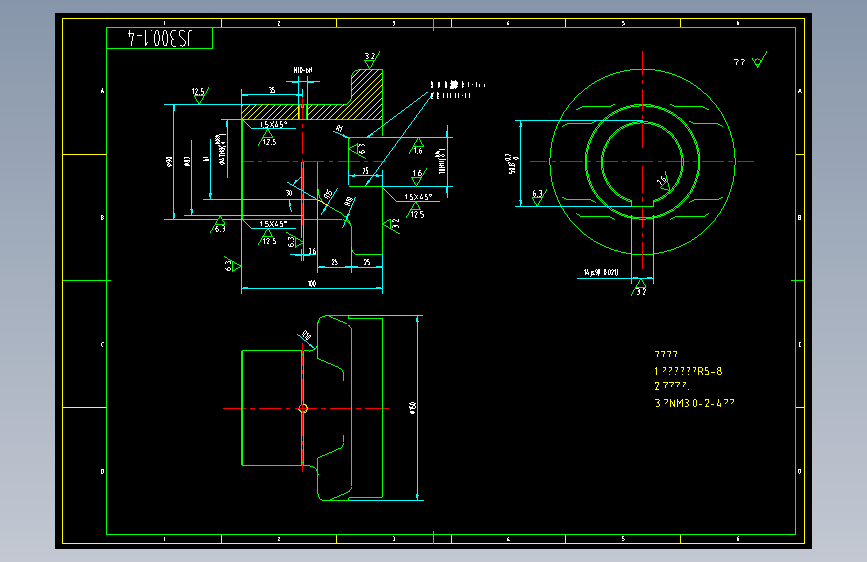 LS300螺旋输送机图纸CAD