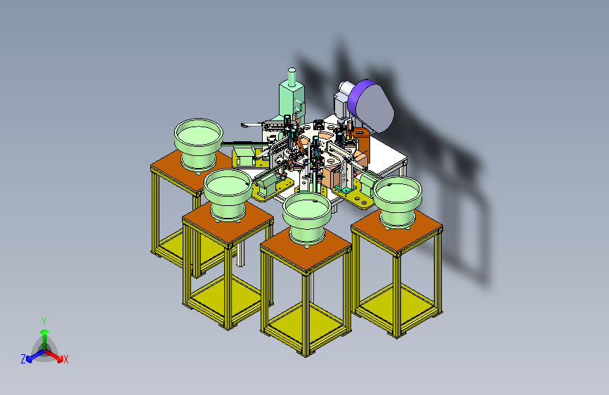 W0002-3M铜头组装机三维SW2014