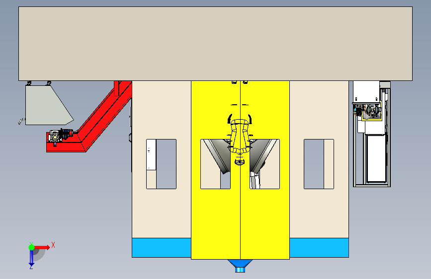 小型风电轮毂机器人打磨方案