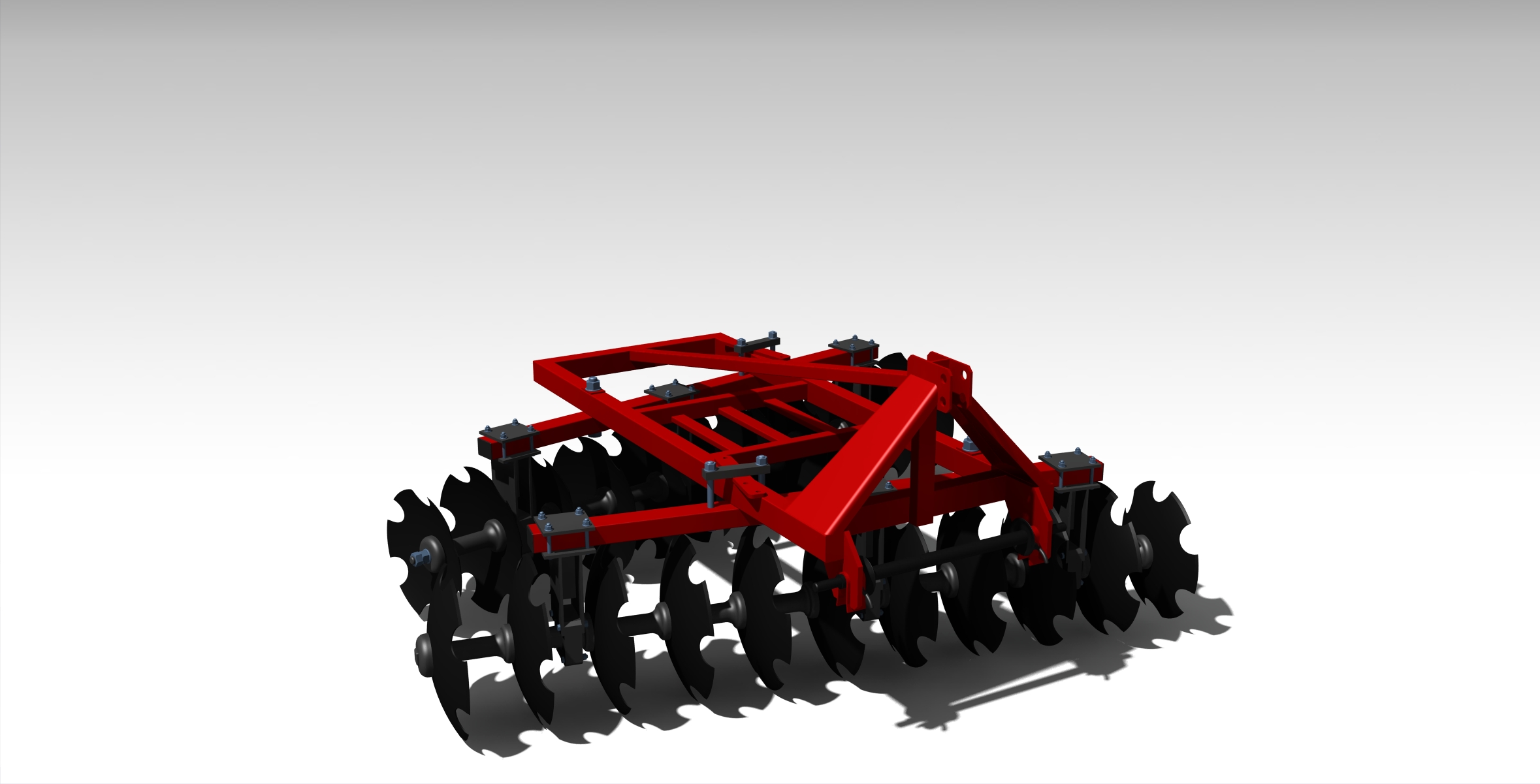 农业机械旋耕耙设计