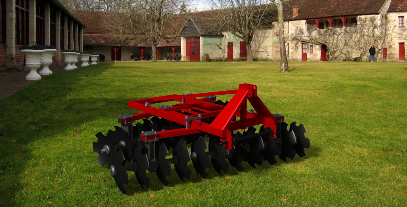 农业机械旋耕耙设计