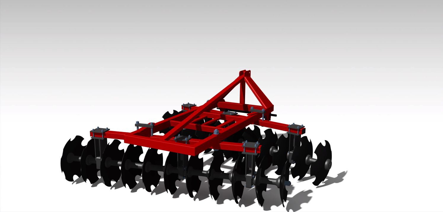 农业机械旋耕耙设计