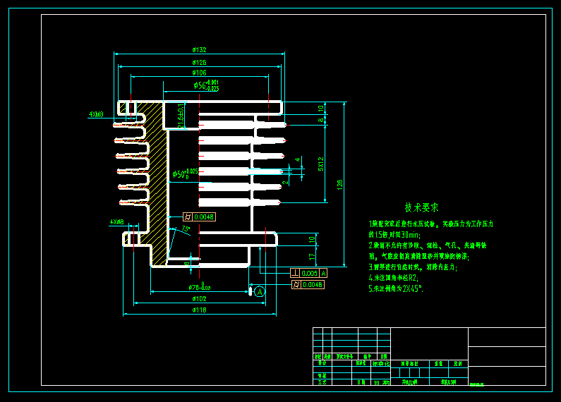 M0510-经典往复式活塞压缩机设计CAD+