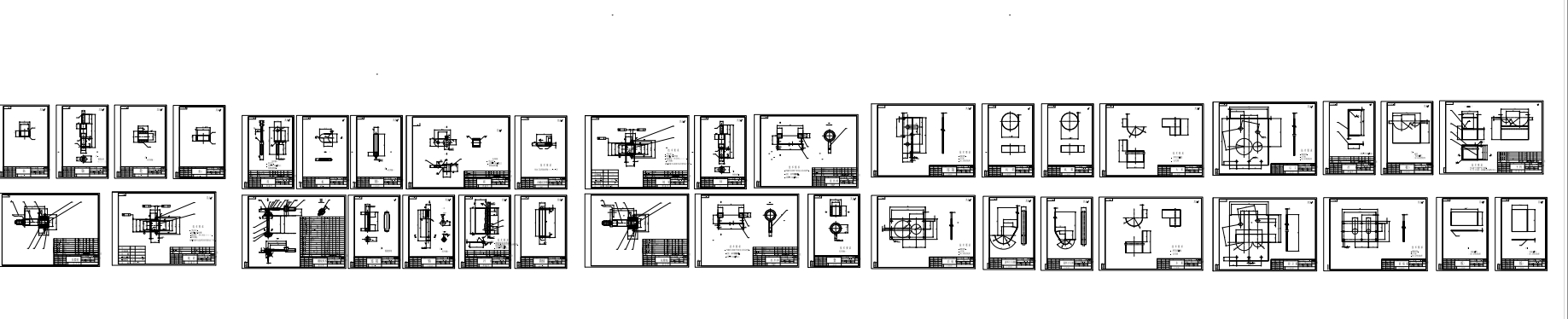 M1114-cad双螺旋输送机CAD