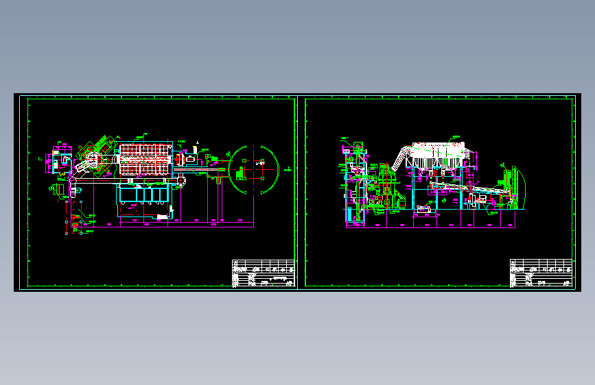 M1511-矿渣粉磨生产线布置详图（立磨）CAD
