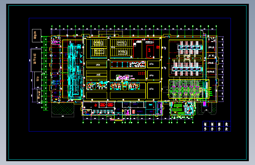 M2225-厂房设备布置CAD图纸_AutoCAD_模型图纸下载 – 懒石网
