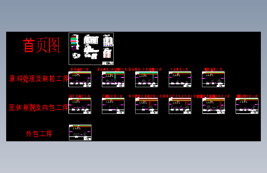 M2303-固体制剂车间工段PID图