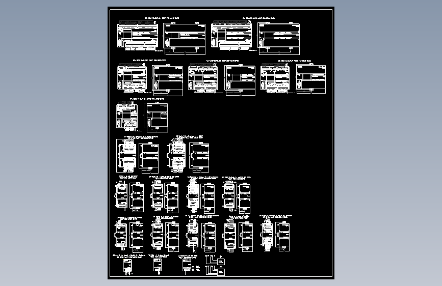 M4990-西门子Siemens S7-200 SMART PLC 模块外形尺寸图IO接线图CAD图纸