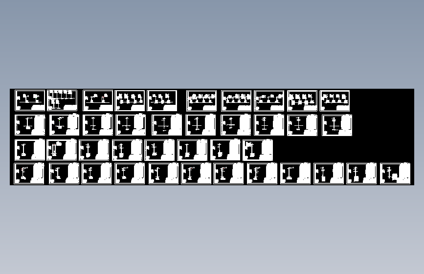 M6286-设计院内部电力系统CAD图块（土建）电缆敷设