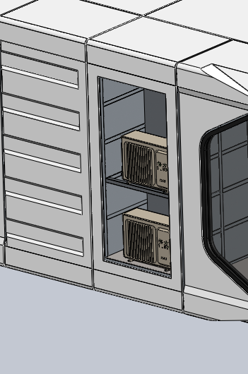 11.5米太空舱solidworks可编辑含参数模型