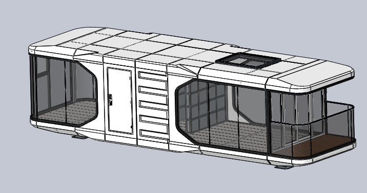 11.5米太空舱solidworks可编辑含参数模型