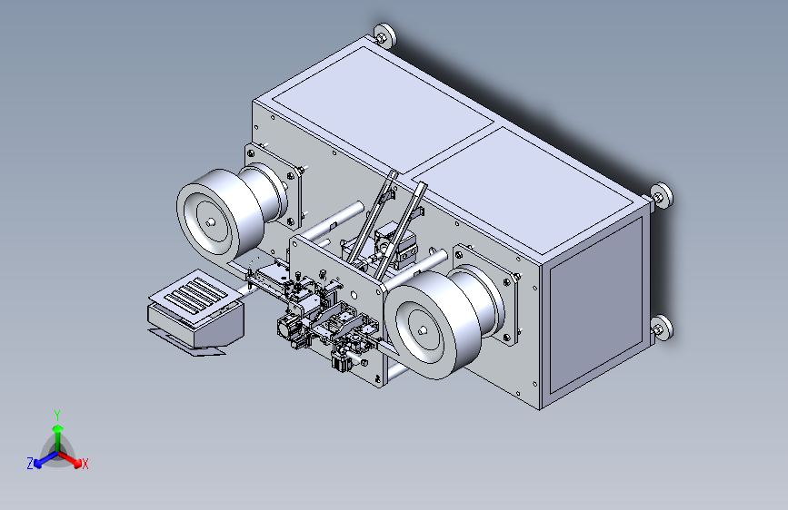 W0418-端子铆接压合机三维SW
