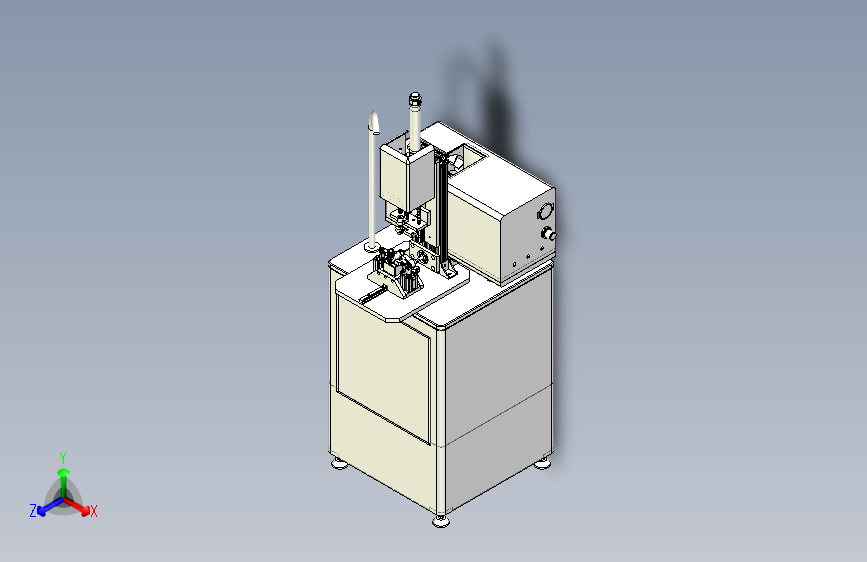 W0463-阀体自动锁螺丝机三维SW