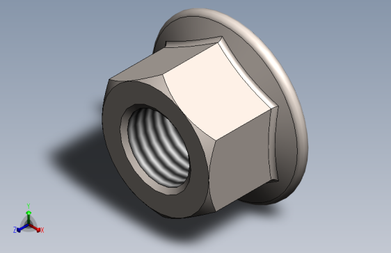 hex flange nut gradea_iso