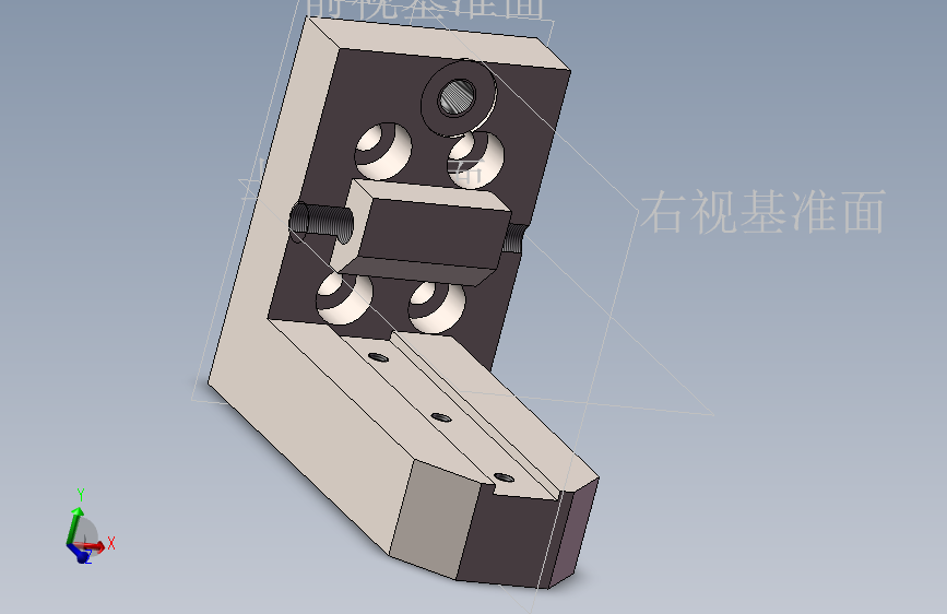 滑块固定件右