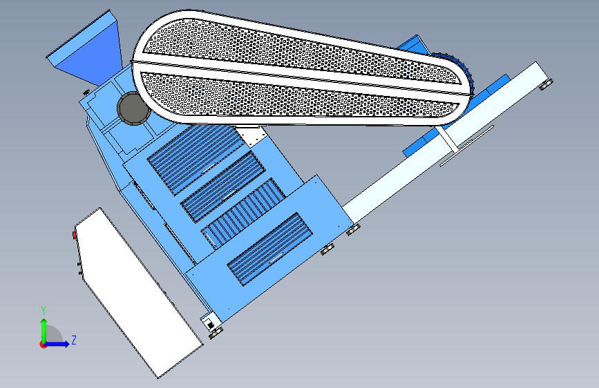 W0683-挤压机颗粒机三维SW