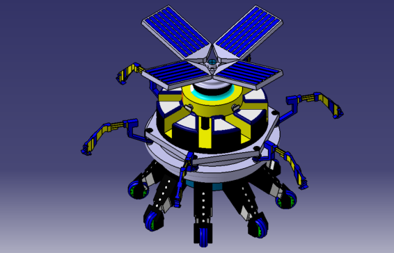 太空任务机器人3D数模图纸+CATIA设计