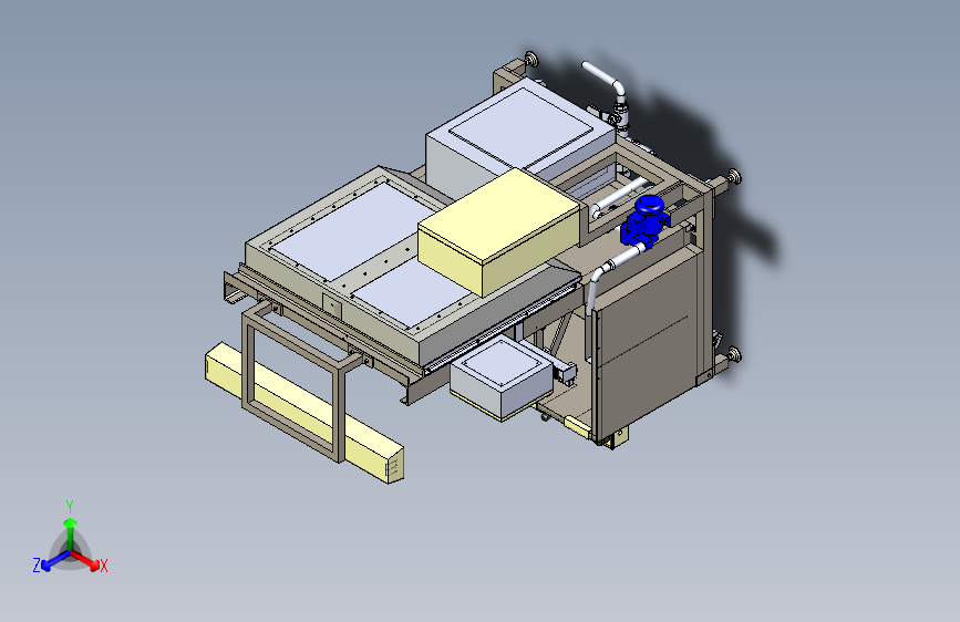 W0913-模具密封试验测试机三维SW