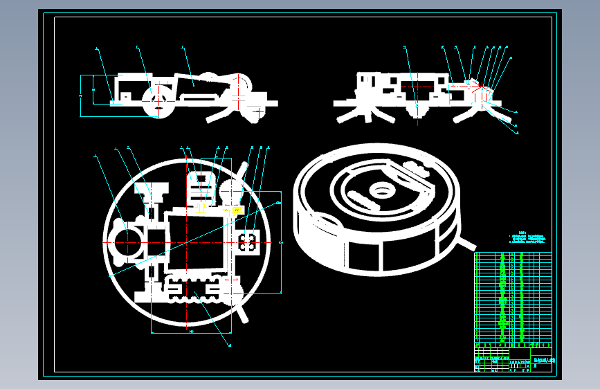 家庭扫地机器人结构设计【全套含CAD图纸+说明书】