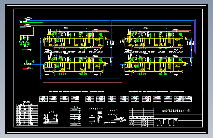 污水处理装置生化池工段PID图